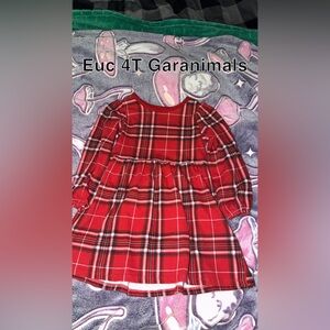 Garanimals Red Plaid Kids Casual Dress